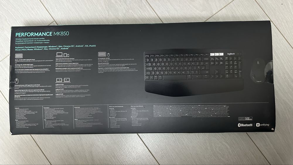 Клавиатура + мышка Logitech