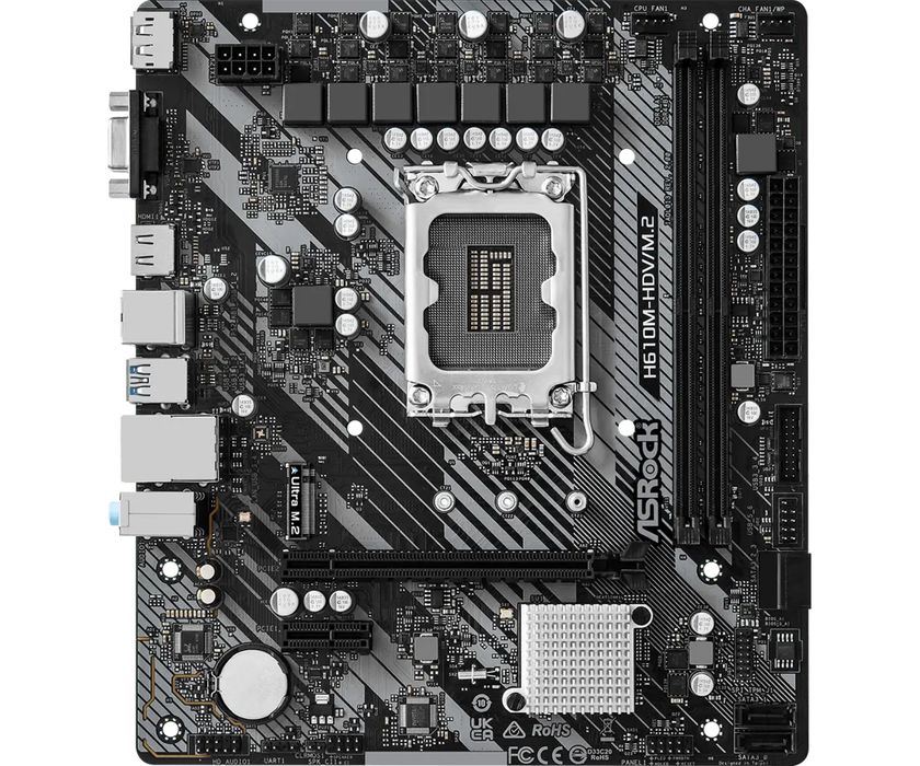 H610M-HDV/M.2 материнская плата