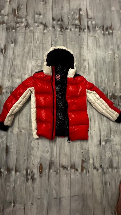 Geaca Colmar Contrast Rosu-Alb-Negru, Marimea S