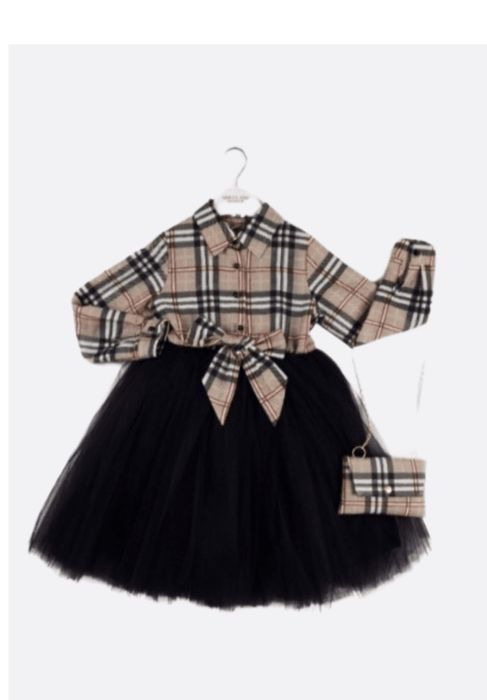 Детска рокля с чантичка 4г