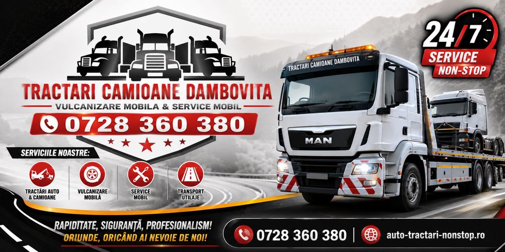 Service Mobil Vulcanizare Mobila Tractari Auto Servicii Macara