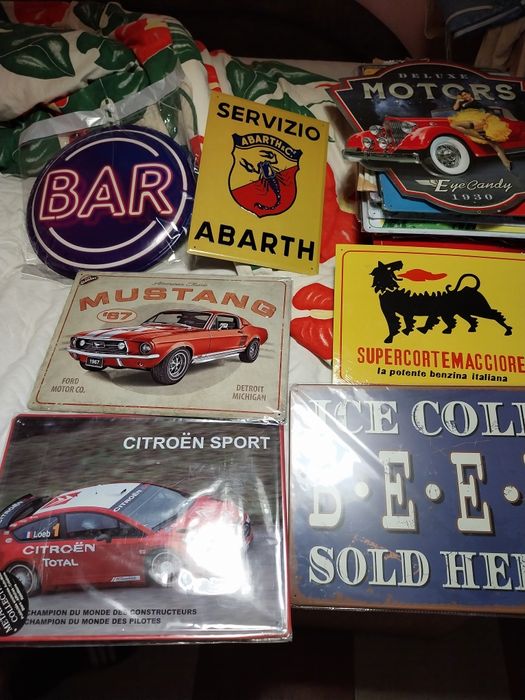 Рекламни метални релефни табели 100лв.за 1 бр.