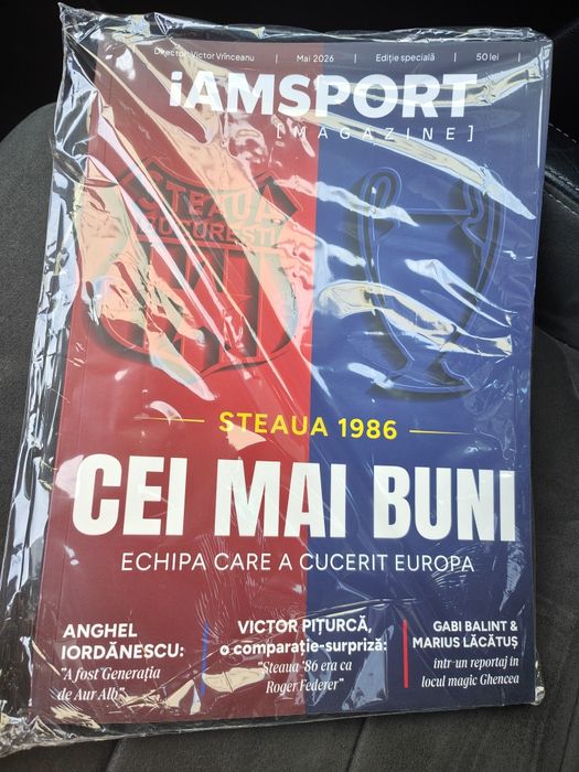 Revista iAMSPORT iAM SPORT Magazine ediție aniversară Steaua 86