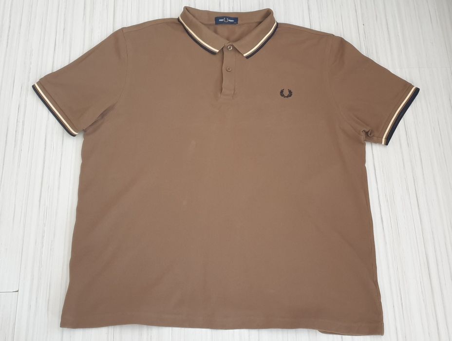 Fred Perry Pique Cotton Mens Size 2XL ОРИГИНАЛ! Мъжка Тениска!