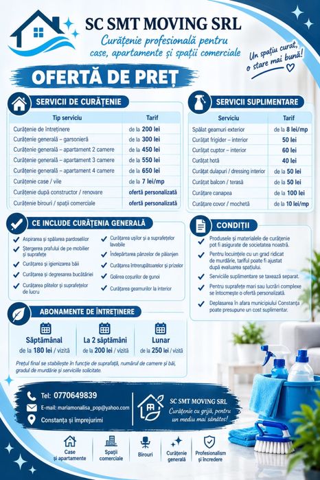 Servicii de curatenie