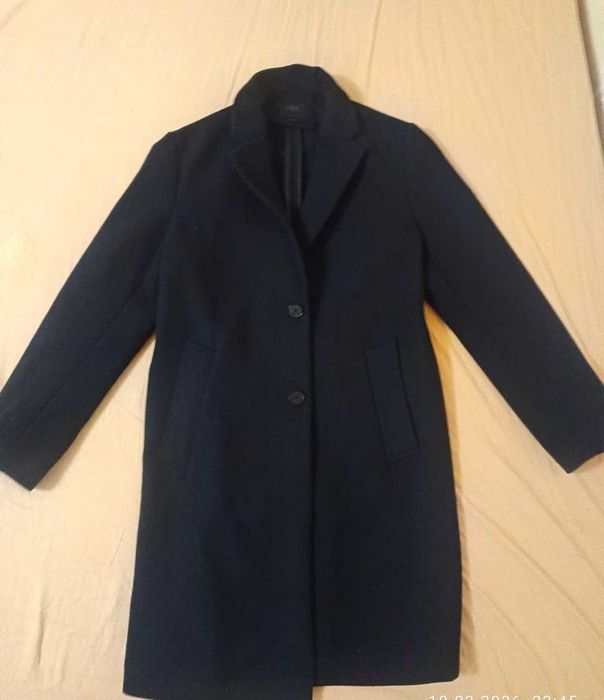 Черно мъжко палто