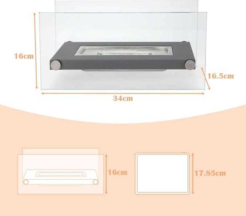 Декоративна Каминка с биоетанол биокамина перфектен подарък