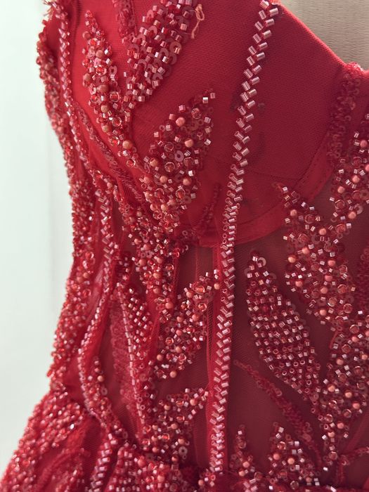 Rochie sablon plina de cristale