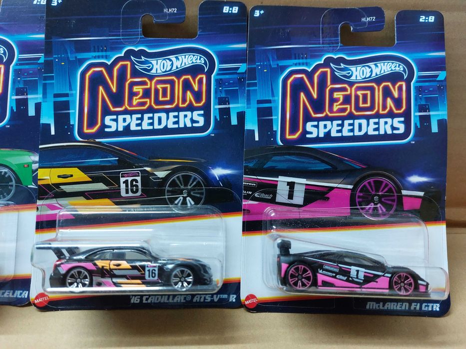 Колички Hot Wheels NEON SPEEDERS/ Хот Уилс - 7 модела / 011