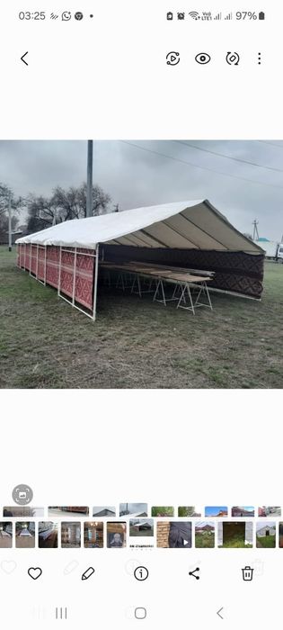 Палатка сатылады 6×14