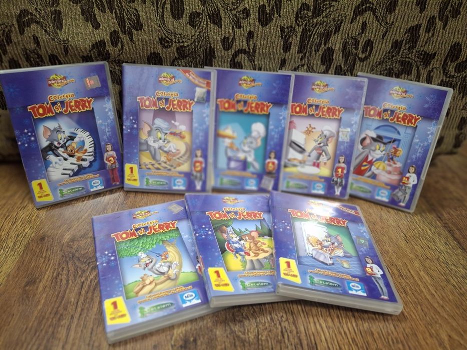 colectie dvd-uri Tom and Jerry
