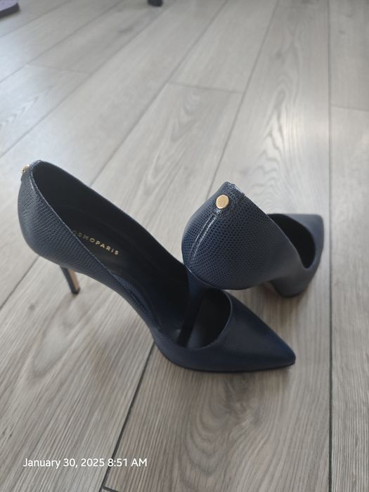 Pantofi dama Cosmoparis 39 piele naturala snake print