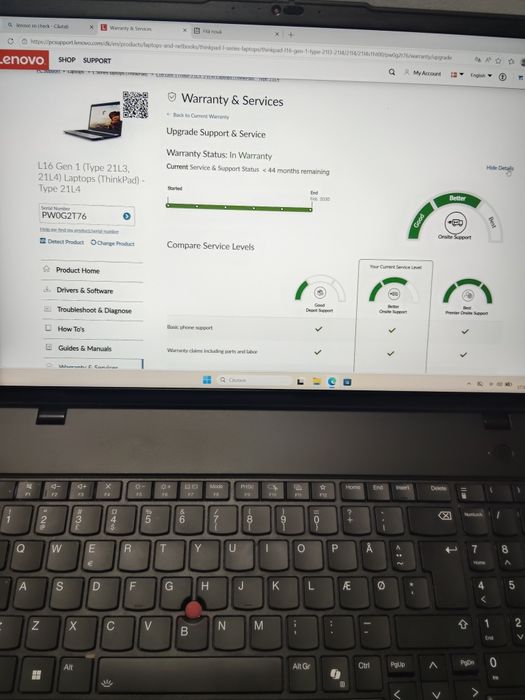 Lenovo Thinkpad L16 gen 1 ,ultra 5-125u,16gb ddr5,ssd 256nvme ,display 16 inch