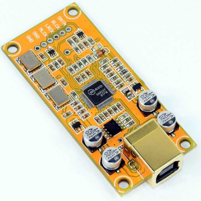 Новая SA9227 USB юсб звуковая плата микросхема для ЦАП (Amanero, XMOS)