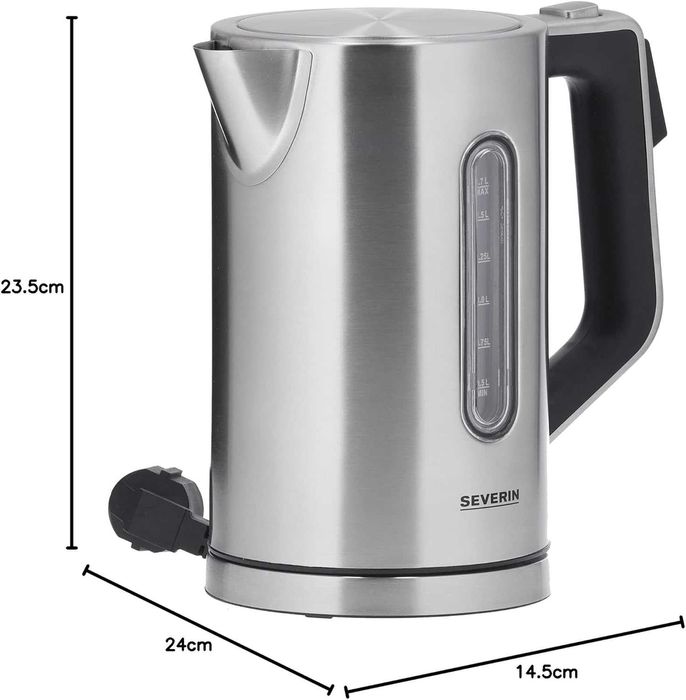 Електрическа кана от неръждаема стомана Severin 1.7L (WK 3418) 3000W
