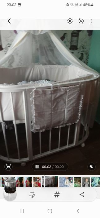 Продам кроватку детскую