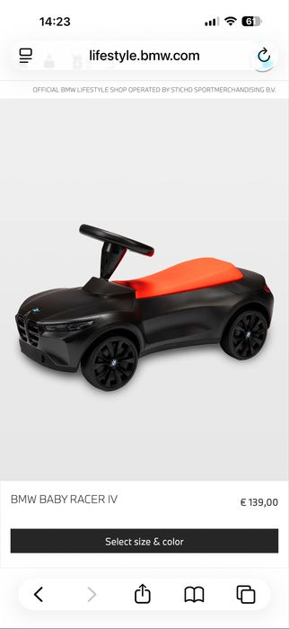 BMW детска количка Baby Racer - Играчки