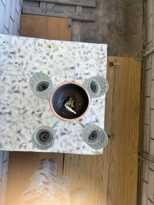 Люстра 4-х рожковая советская