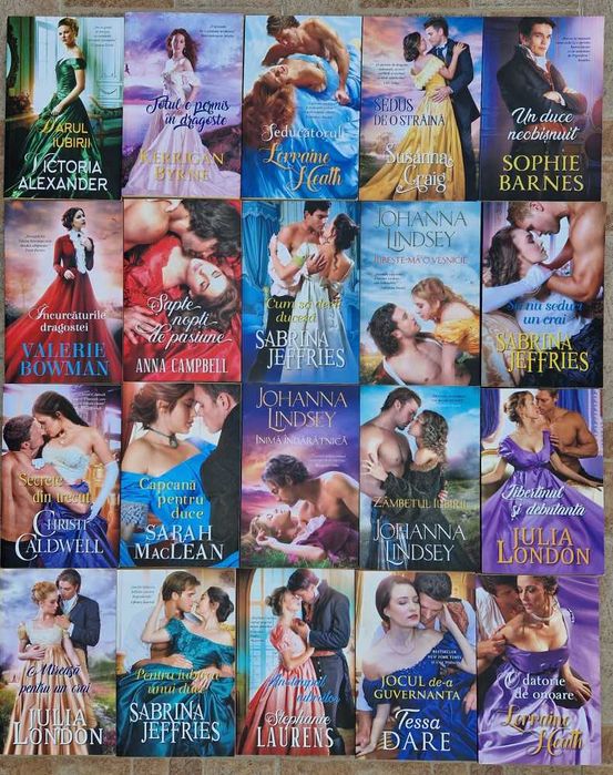 Lot 11 - 45 carti romantice Lindsey, Caldwell, Jeffries, Shupe, Bowman