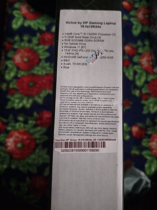 Hp Victus 15 rtx 3050