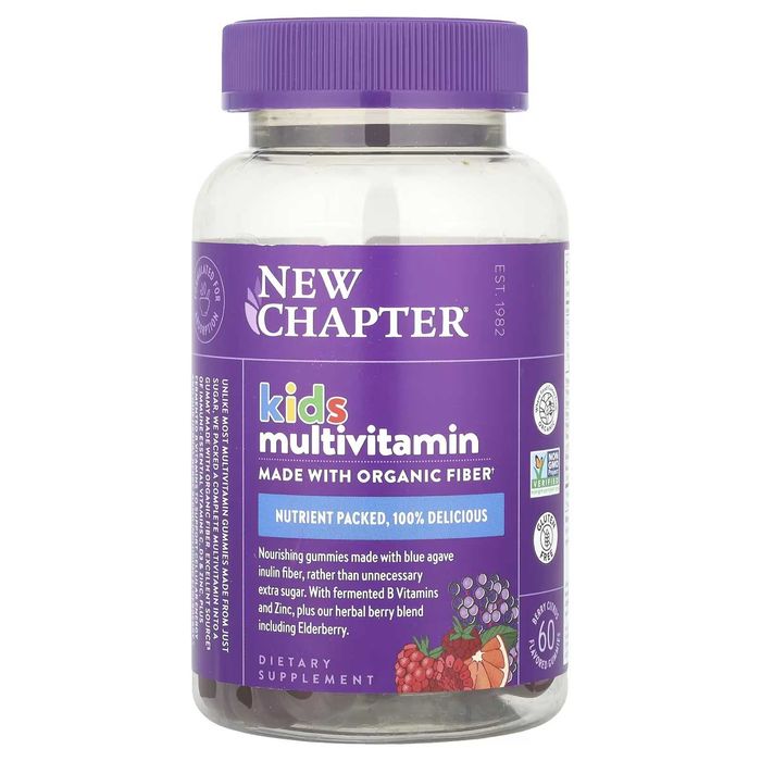 Веган Детский Мультивитамин New Chapter, Kid's Multivitamin Gummy США