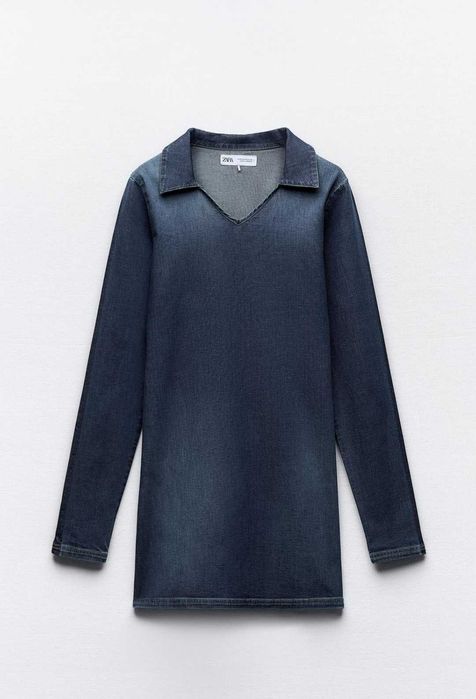 Нова дънкова рокля Зара Zara