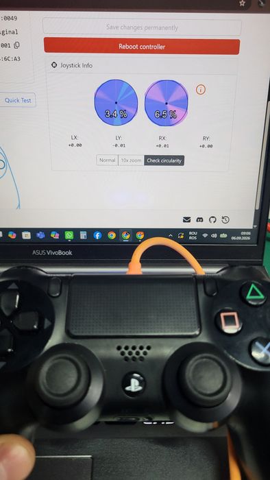 Controller PS4 DualShock,  perfect funcțional