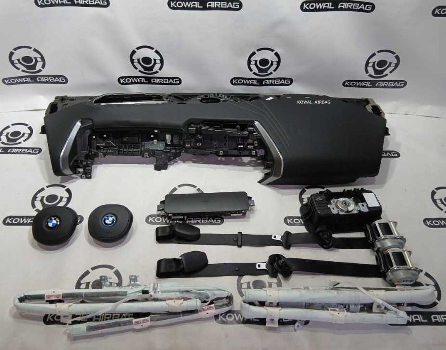 BMW G45 G46 X3 IX4 2025 - plansa de bord HUD - kit airbag volan pasager cortine genunchi - set centuri de siguranta