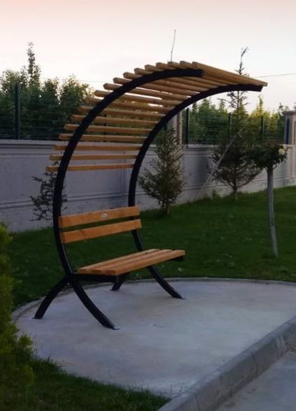 Скамейка металлические т