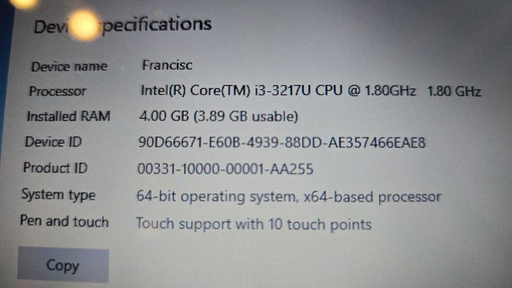 Laptop Asus S200 E - I3 3271U - display 11,6 ultra subtire-de vacante