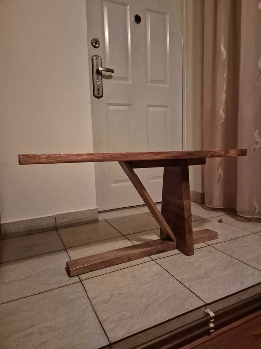 Măsuța de cafea din lemn masiv