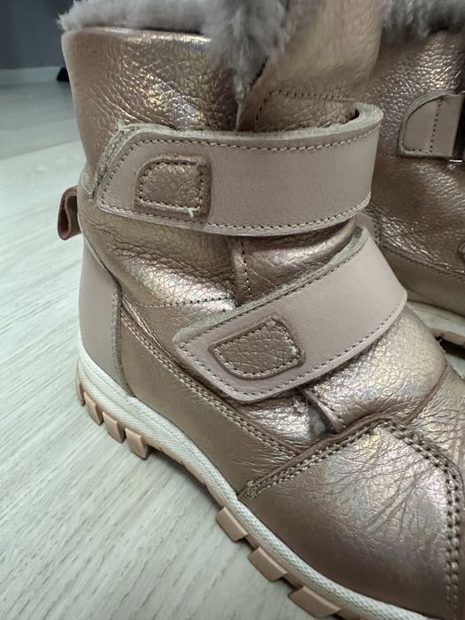 Зимние кожанные ботинки