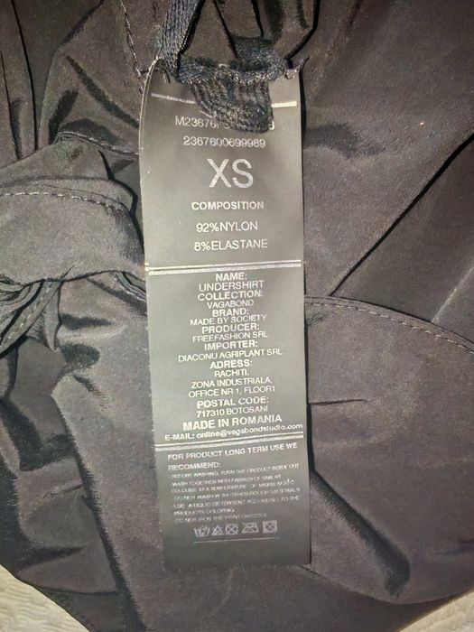 Top Vagabond mărimea XS. Nou fără aticheta