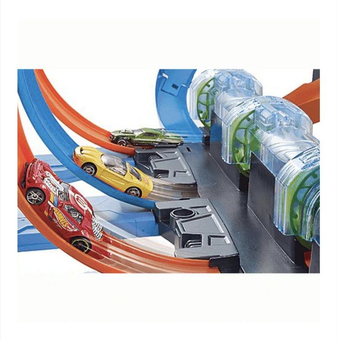 Hot Wheels писта FTB65 Corkscrew Crash Connectable Track Set