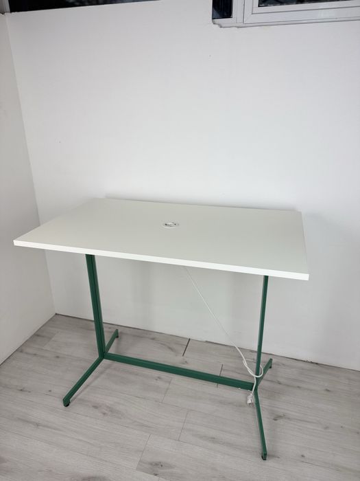 Офис маса тип, Щъркел с модул уизби бял плот, МДФ обзавеждане