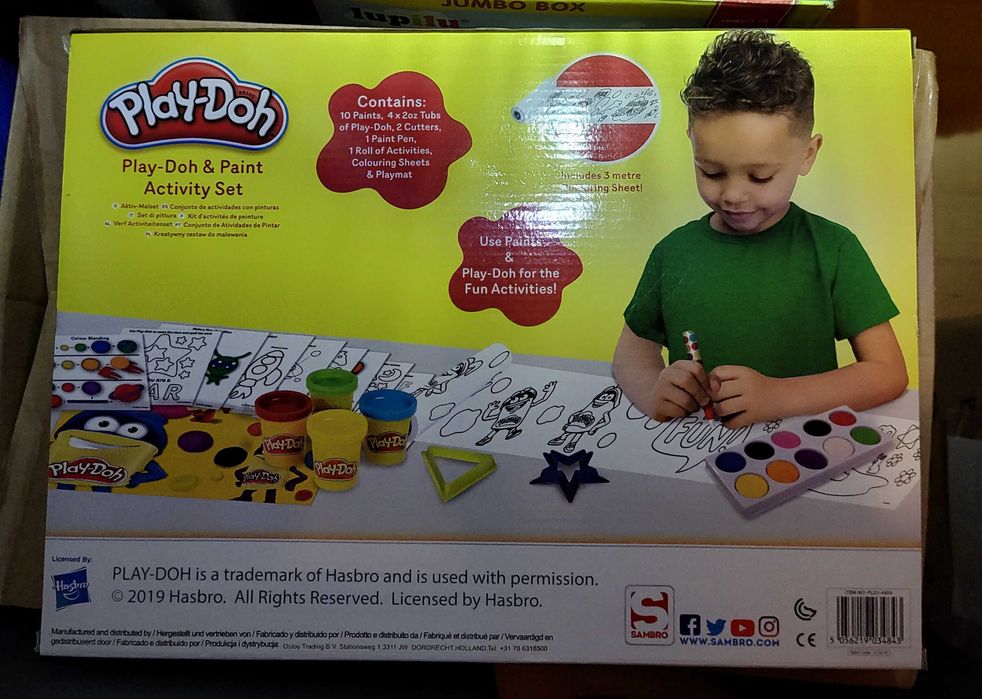 Cutie Play Doh & Paint Activity Set - plastilina si acuarele NOU