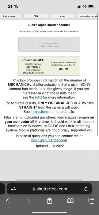 Безогледален фотоапарат Sony a7,обектив  FE50/1,8