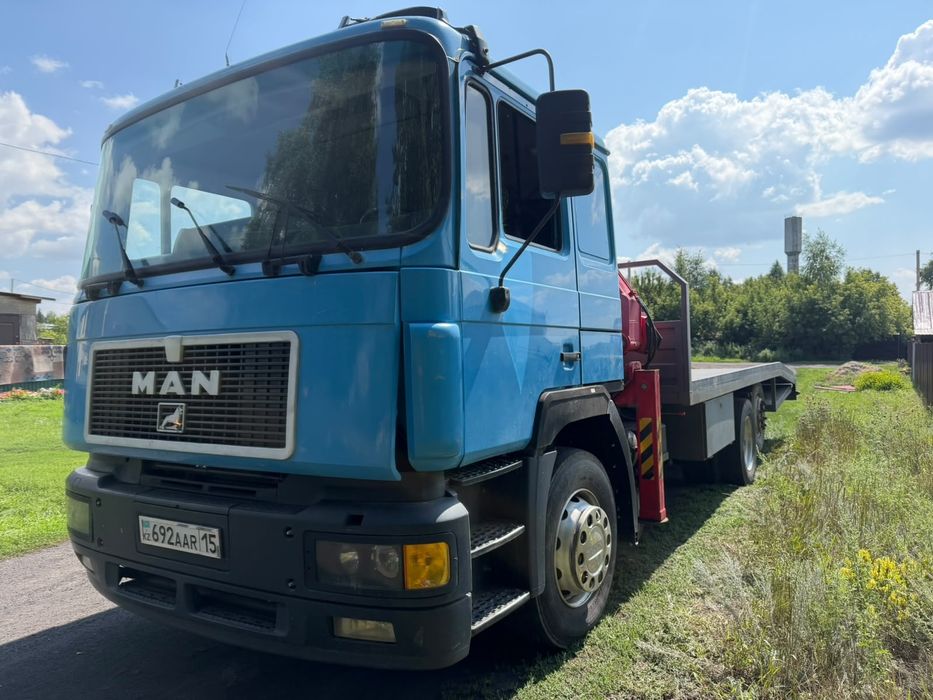 Услуги грузового эвакуатора-манипулятора MAN