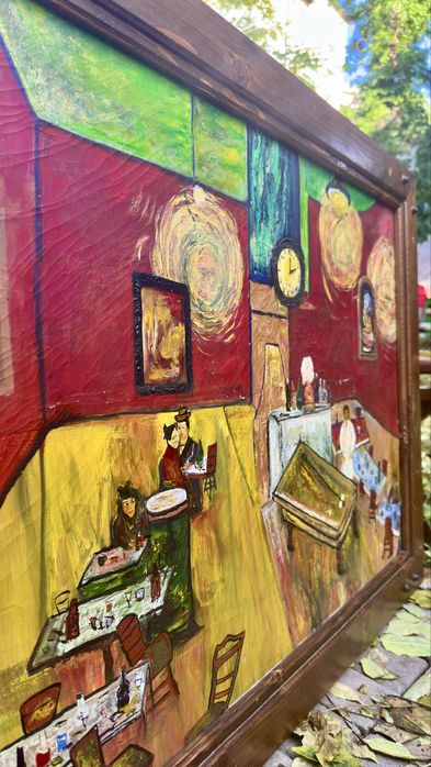 Vând tablouri originale pe pânză. Picturi autentice, rame din lemn