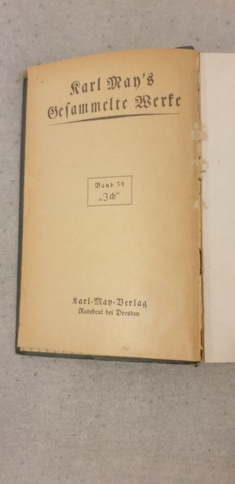 Vând carti Karl May ICH  vol 34 Kapitan  Kaiman