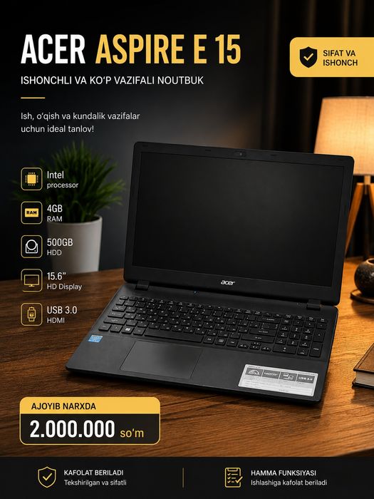 Notebook Acer intel Windows 10