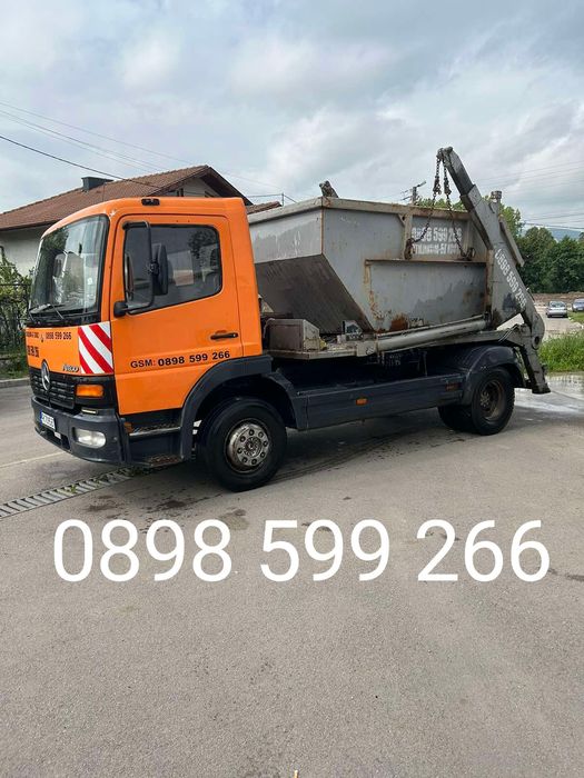 Контейнери за строителни отпадъци от 5, 6 и 7,5 кубика.