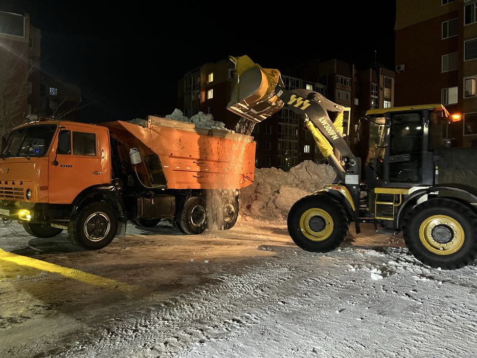 Вывоз снега очистка снега