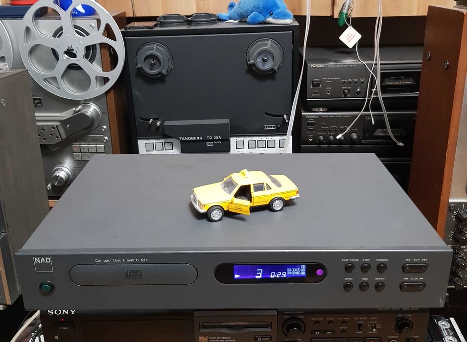Compact Disc Deck Audio Stereo Vintage NAD C521 BLUE