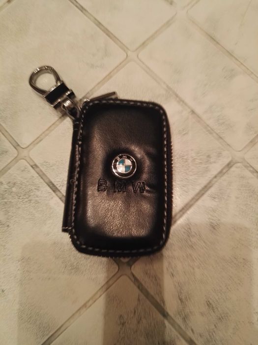Kожен ключодържател Ауди, Портфейл ключ с цип с лого Audi,BMW,Honda,VW