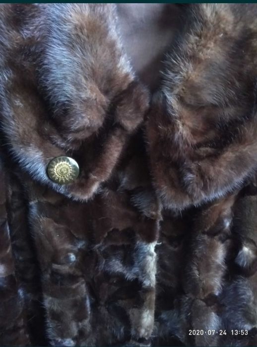 Шуба норковая средней длины