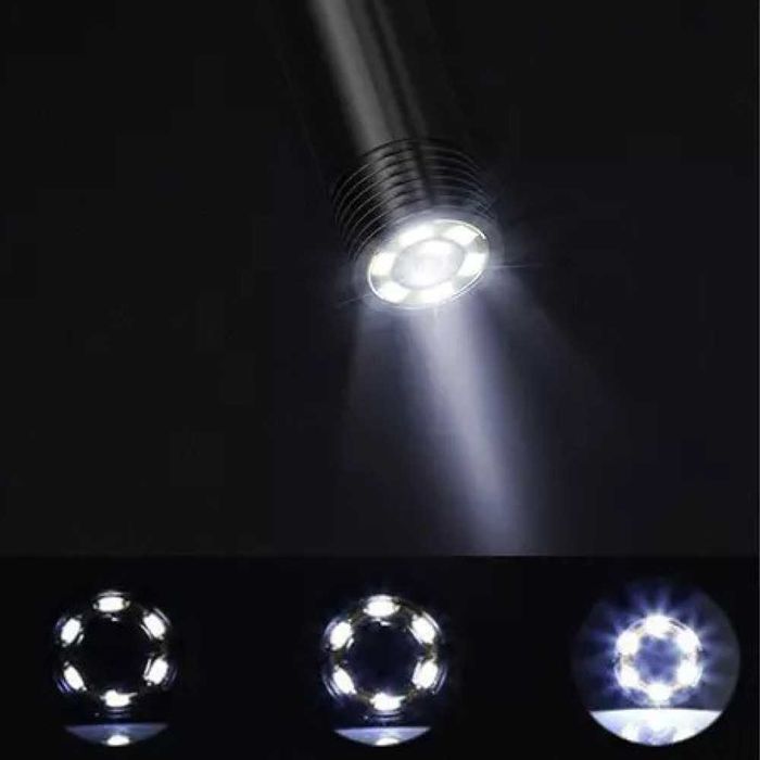 Камера ендоскоп BIGSTREN, 5 м, Full HD LCD дисплей 4.3", 1700 mAh