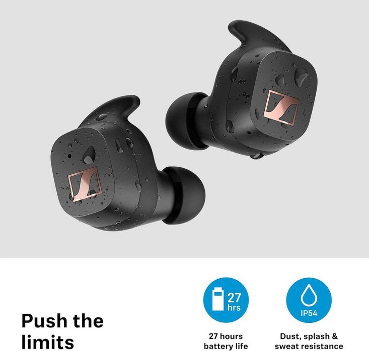 Casti In-Ear Sennheiser SportTrueWireless,Bluetooth 5.2,negru,sigilat