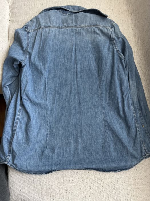 Нова дънкова риза G Star Raw, Slim fit, размер L