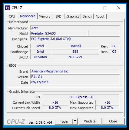 Компютър Acer Predator Intel Core i7- 4790 16gb SSD GTX970